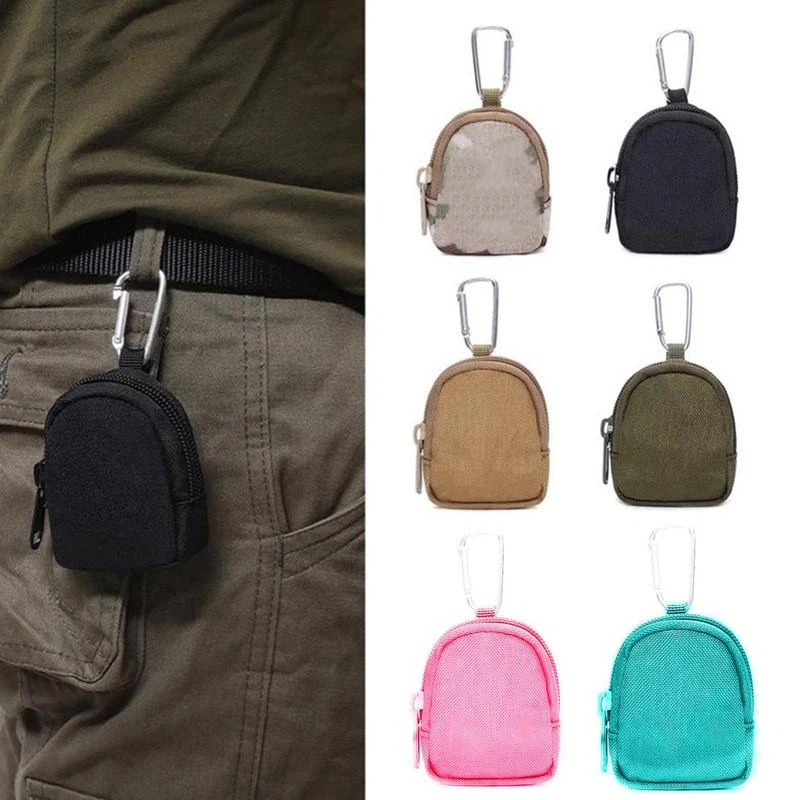 Edc Carry Pocket Pouch - 남성용 전술 EDC 키 지갑, 지퍼