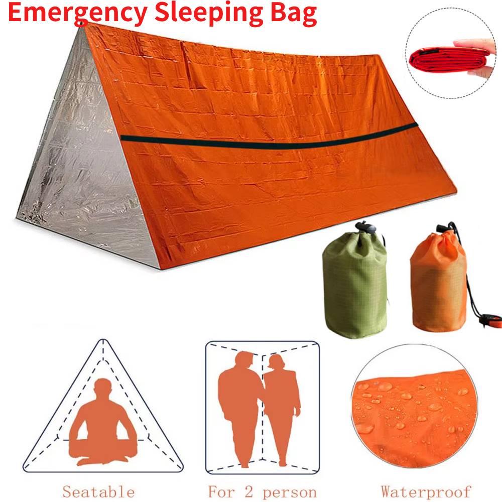 Edc Carry Items - 휴대용 방수 비상 생존 침낭 야외