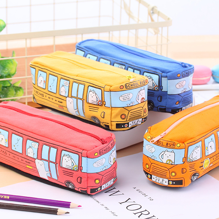 Edc Carry Pen - 크리에이티브 대형 캔버스 자동차 연필 케이스