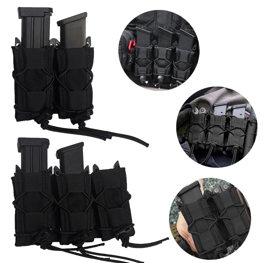 Edc Carry Kit - 9mm 권총 잡지 파우치에 적합 더블/트리플