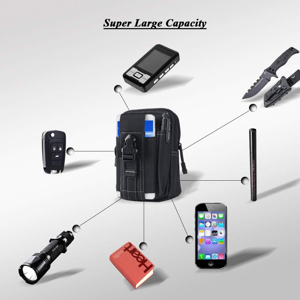 전술 몰리 벨트 파우치 군용 허리 가방 EDC 도구 주 - Edc Carry Items 리뷰 및 가격