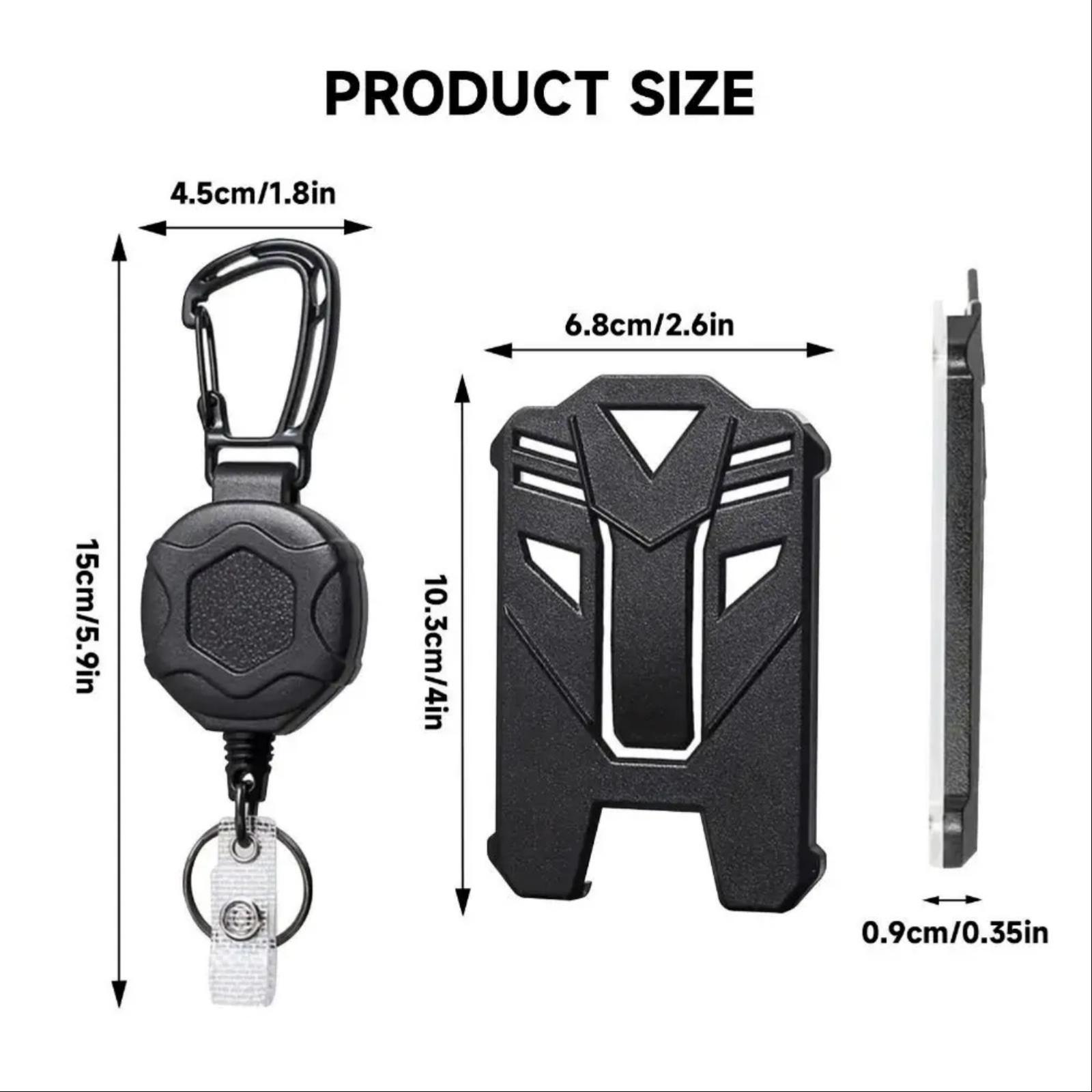 1세트: 배지 홀더, 카라비너, 키체인, 전술용 신분증 - Carabiner Keychain 리뷰 및 가격