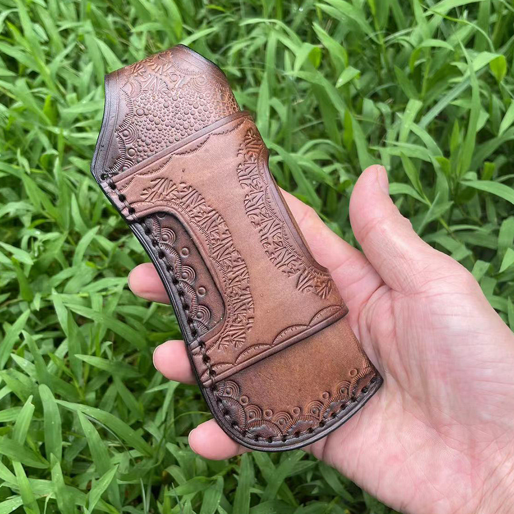 대형 사이즈 소가죽 접이식 칼 슬리브, 거치대 칼집,  - Edc Everyday Carry Knives 리뷰 및 가격
