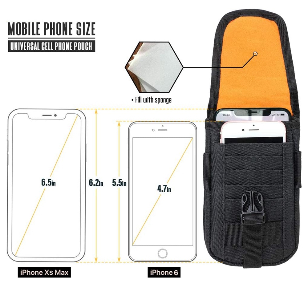 전술용 폰 파우치 몰리, 스마트폰 홀스터 가방 EDC  - Edc Carry Card 리뷰 및 가격