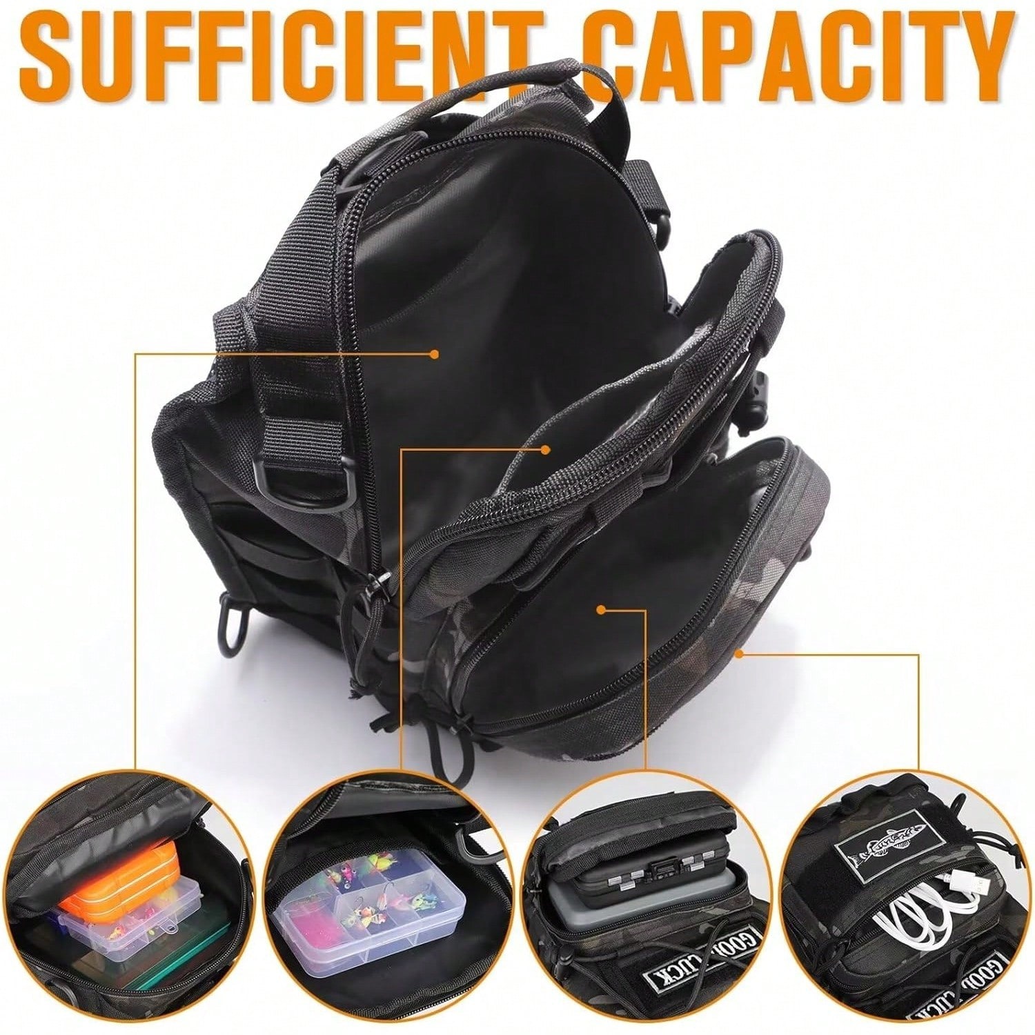 소형 낚시용 배낭, 방수 기능, 몰리(MOLLE) 시스 - Edc Carry Backpack 리뷰 및 가격