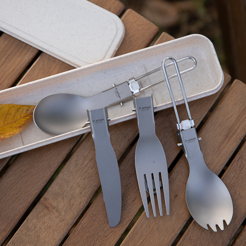 Tiartisan 티타늄 접이식 스푼 스포크 야외 재사 - Edc Everyday Carry Knives 리뷰 및 가격