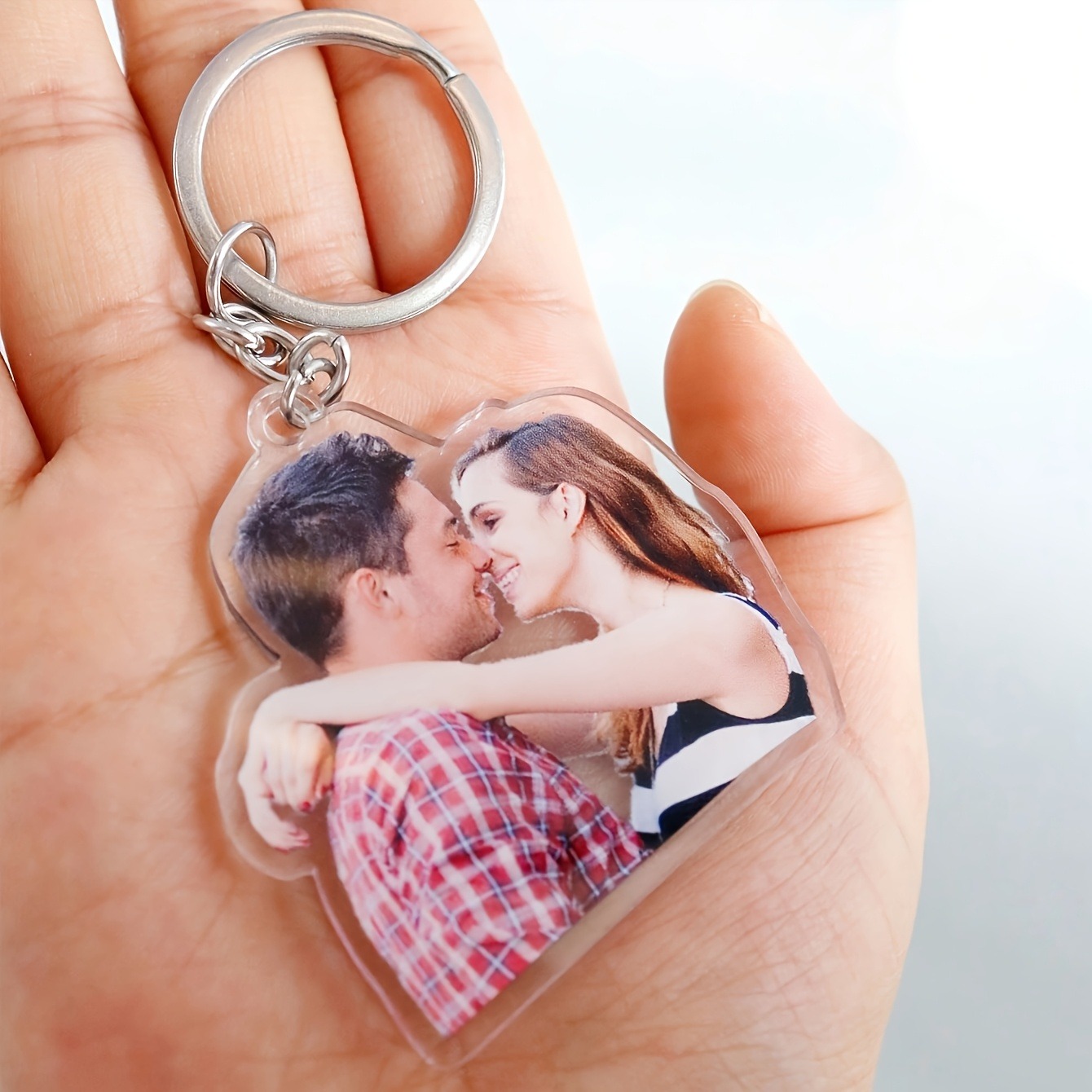 맞춤형 사진 아크릴 키체인 - 사진 업로드 가능, 튼튼 - Carabiner Keychain 리뷰 및 가격