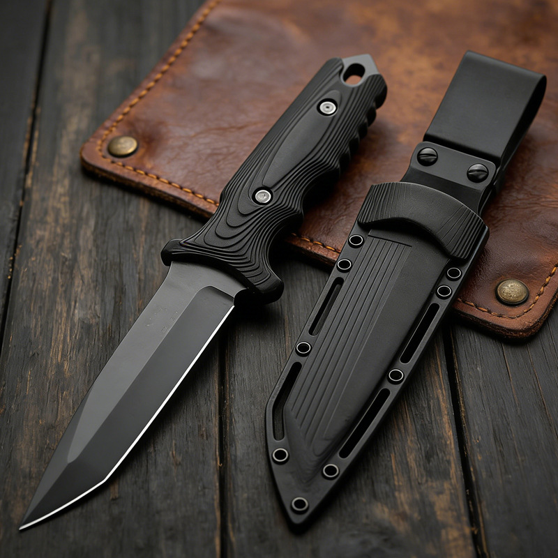 8071 고품질 스테인리스 스틸 직선 나이프 - 440 - Edc Concealed Carry Knife 리뷰 및 가격