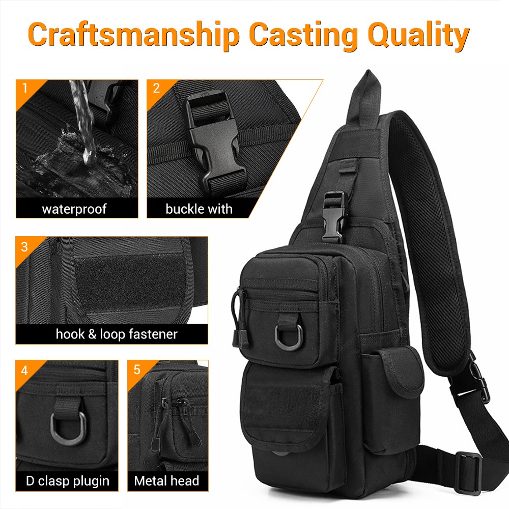 전술 권총 가방, 은닉 휴대용 총기 가방, 크로스바디  - Edc Carry Backpack 리뷰 및 가격